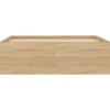 Cadre de lit sans matelas chêne sonoma 120x190 cm