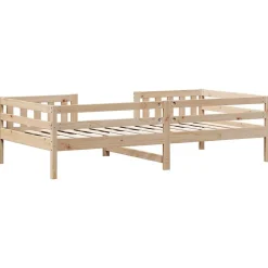 Cadre de lit sans matelas 90x190 cm bois de pin massif