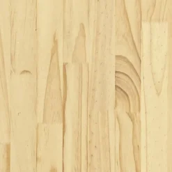 Cadre de lit sans matelas bois massif 140x190 cm