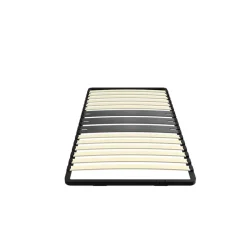 Cadre lattes 90x190 cm, 1x15 Lattes Peuplier Naturel