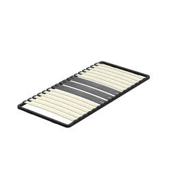 Cadre lattes 90x190 cm, 1x15 Lattes Peuplier Naturel