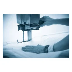 CANDIDE Matelas Pliant 2 Parties Ecru - 60x120 cm