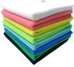 Carré Micro Avenir Recyclée 250G 38X38 cm - Lot de 5 - Guialto - Jaune - l38- L0.1- P0.1- h0.3