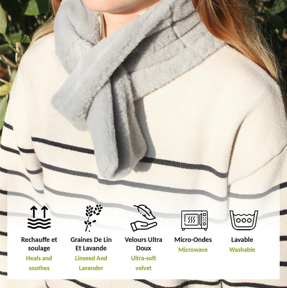 Écharpe Chauffante FISHTEC - Graines de Lain et de Lavande