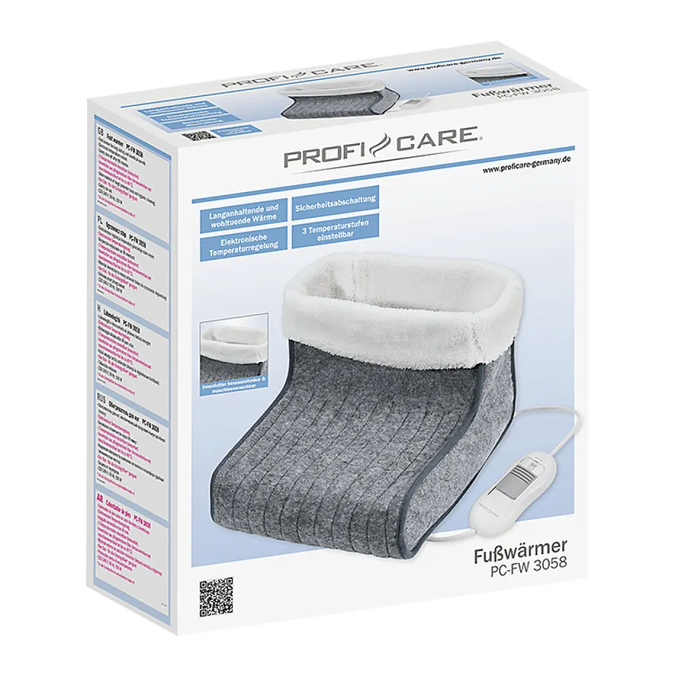 Chauffe pied électrique Proficare PC-FW 3058 Gris