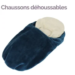 Chaussons chauffants universels taille 36 au 43 - Noir - Vivezen