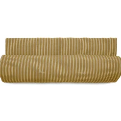 Chemin de lit coton lavé 80x200 cm LILI DÉCO marron houblon