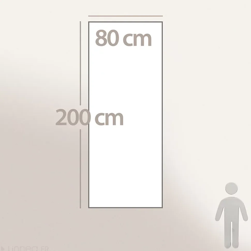 Chemin de lit coton lavé 80x200 cm HONO DÉCO marron houblon