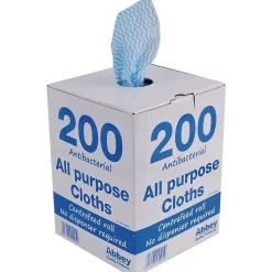 Chiffon tout usage antibactérien bleu - Jantex