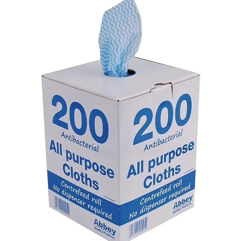 Chiffon tout usage antibactérien bleu - Jantex