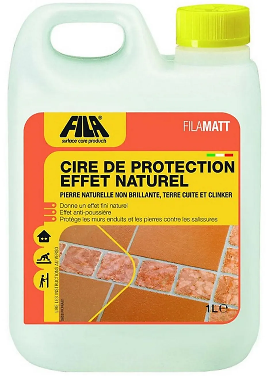 Cire de protection à effet naturel FILAMATT - Le Bidon de 1 Litre
