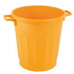 Conteneur alimentaire rond HACCP 50 L - jaune