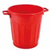 Conteneur alimentaire rond HACCP 50 L - rouge