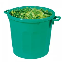 Conteneur alimentaire rond HACCP 75 L - vert