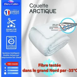 Couette Arctique 220 x 240 cm pour lit 140 x 190 cm à 160 x 200 cm