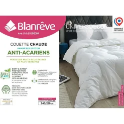 Couette Blanrêve très chaude 240 x 220 cm Gamme 