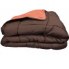 Couette chaude Bicolore Gamme Microfibre "Cocoon Non feu - Norme NF EN ISO 12952" toutes dimensions Toison d'or - Cocoon Chocolat