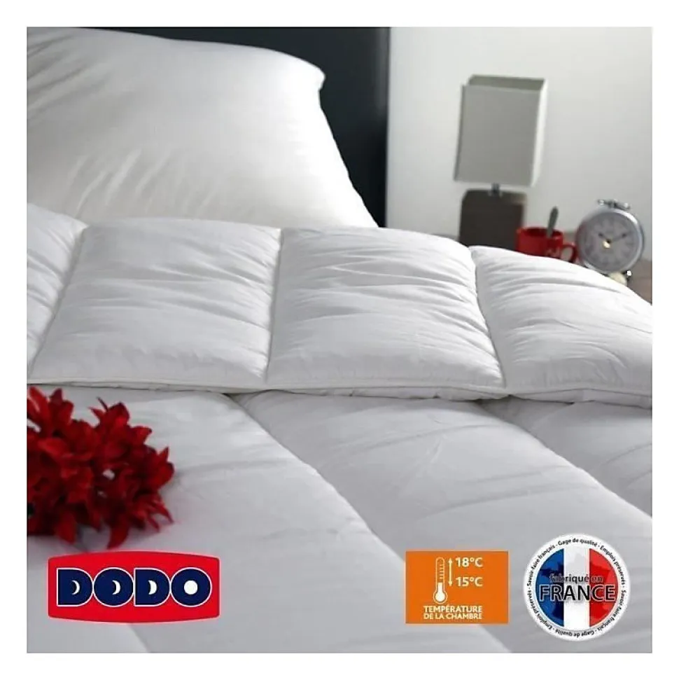 Couette chaude Vancouver - 240 x 260 cm - 400gr/m² - Blanc - DODO
