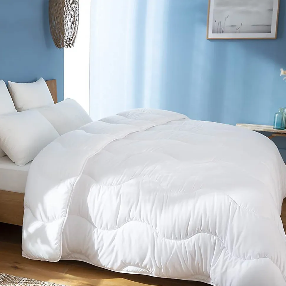 Couette de lit premium tempérée 350g blanc Aerelle soft flex ABEIL Dimension - 140x200