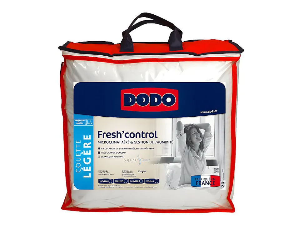 Couette DODO anti-transpirante - 140x200 cm - FRESH CONTROL
