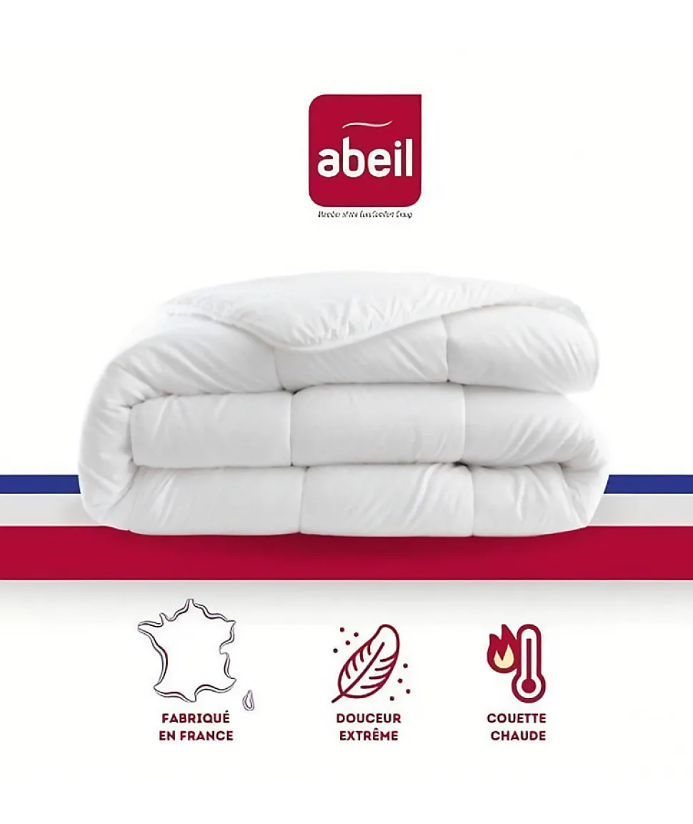 Couette Douceur Auvergnate - 200 x 200 cm - Chaude - 2 personnes - ABEIL