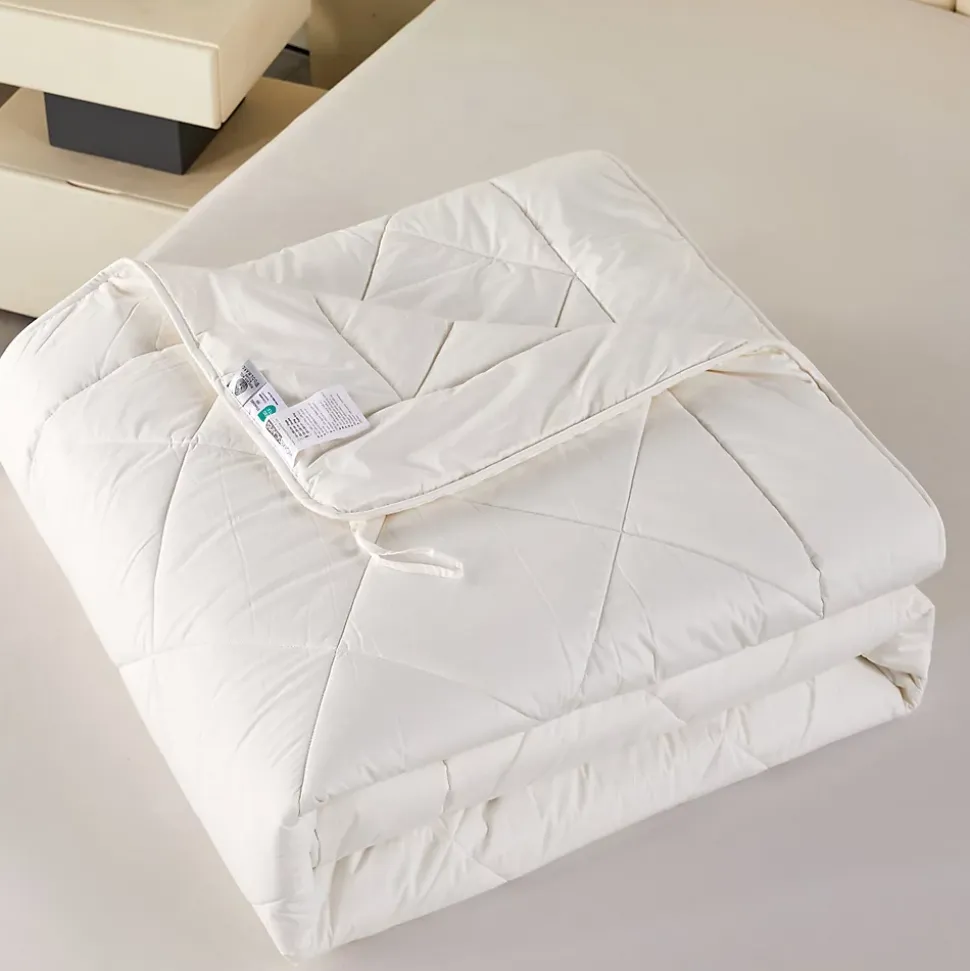 Couette en laine biologique épaisse, 200 x 200 cm - HOMESCAPES