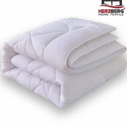 Couette en microfibre 200X200cm Blanche Herzberg HG22067WD
