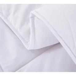 Couette en microfibre 200X200cm Blanche Herzberg HG22067WD