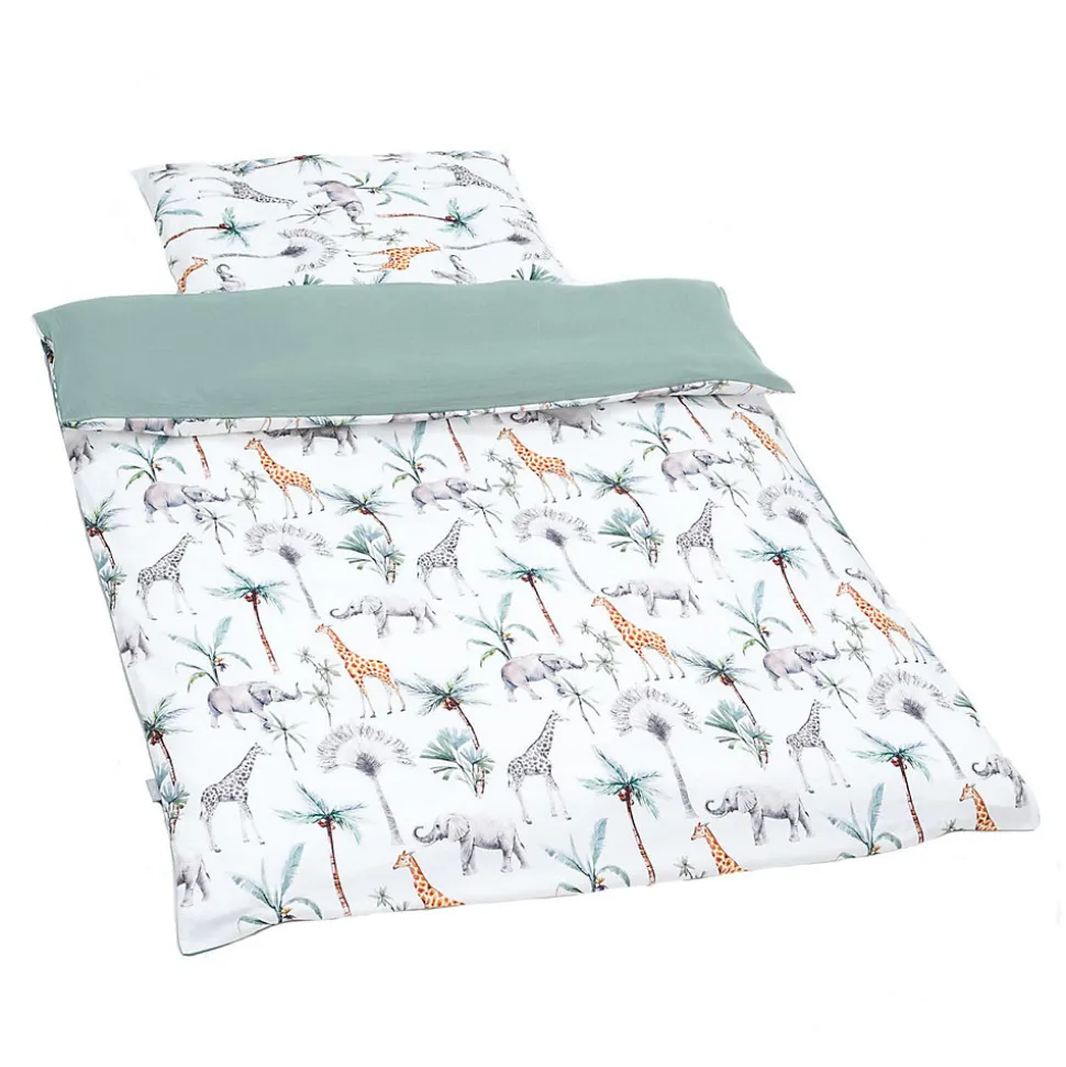Couette et oreiller enfant prêt à dormir Safari