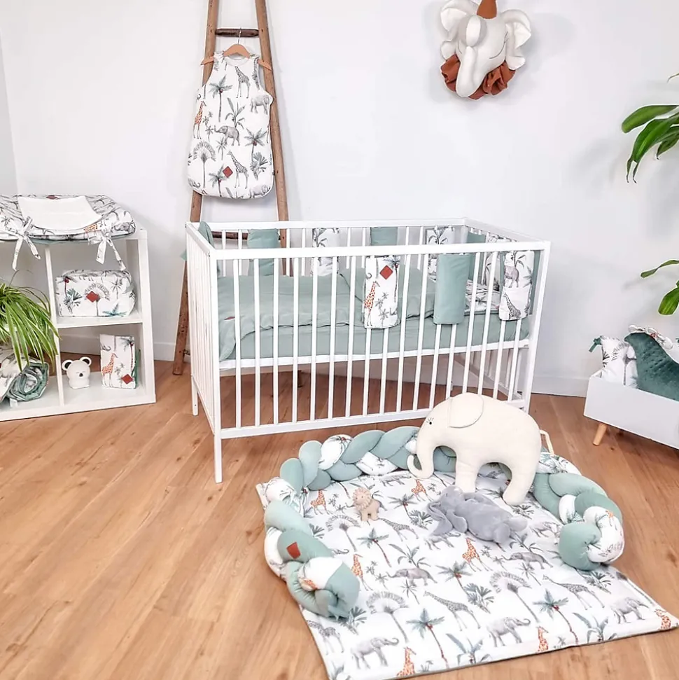 Couette et oreiller enfant prêt à dormir Safari