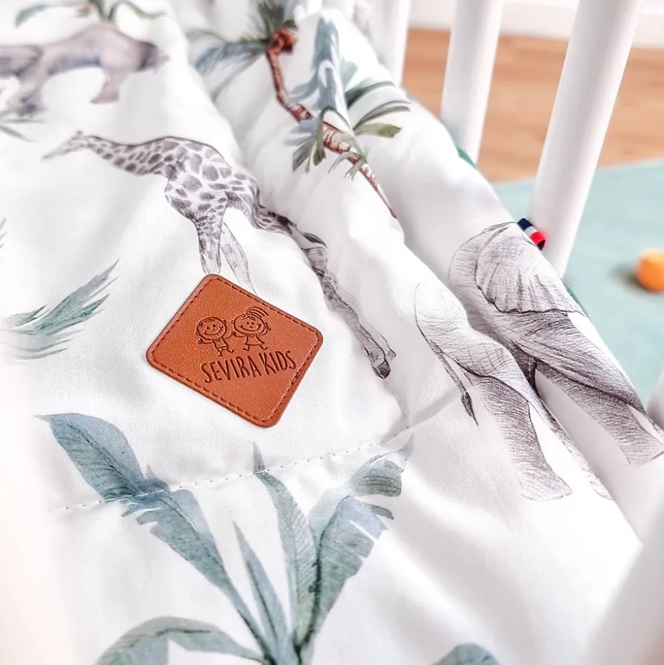 Couette et oreiller enfant prêt à dormir Safari