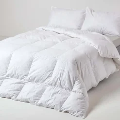 Couette hiver très chaude 260 x 220 cm en duvet et plumes de canard 15 Tog - HOMESCAPES