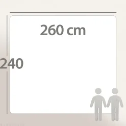 Couette hiver 260x240 cm CARESSE garnissage polyester 450g/m2