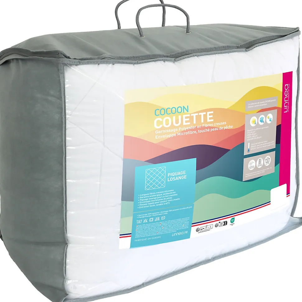 Couette hiver 280x240 cm COCOON garnissage fibre polyester 500g/m2