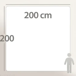 Couette hiver 200x200 cm COCOON garnissage fibre polyester 500g/m2