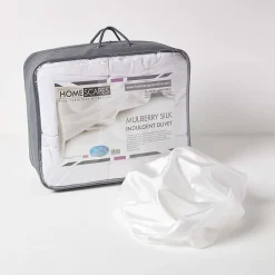 Couette hiver 240x220 cm en Soie de Mûriers 13.5 Tog - HOMESCAPES