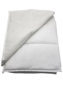 Couette légère blanche / non tissé - 1 personne 140 x 200 - 15083