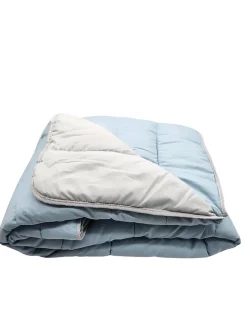 Couette légère Gris clair / Bleu ciel - 2 personnes 220 x 240 - 13242-4