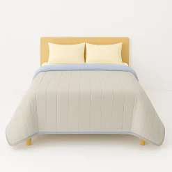 Couette légère Gris clair / Bleu ciel - 2 personnes 220 x 240 - 13242-4
