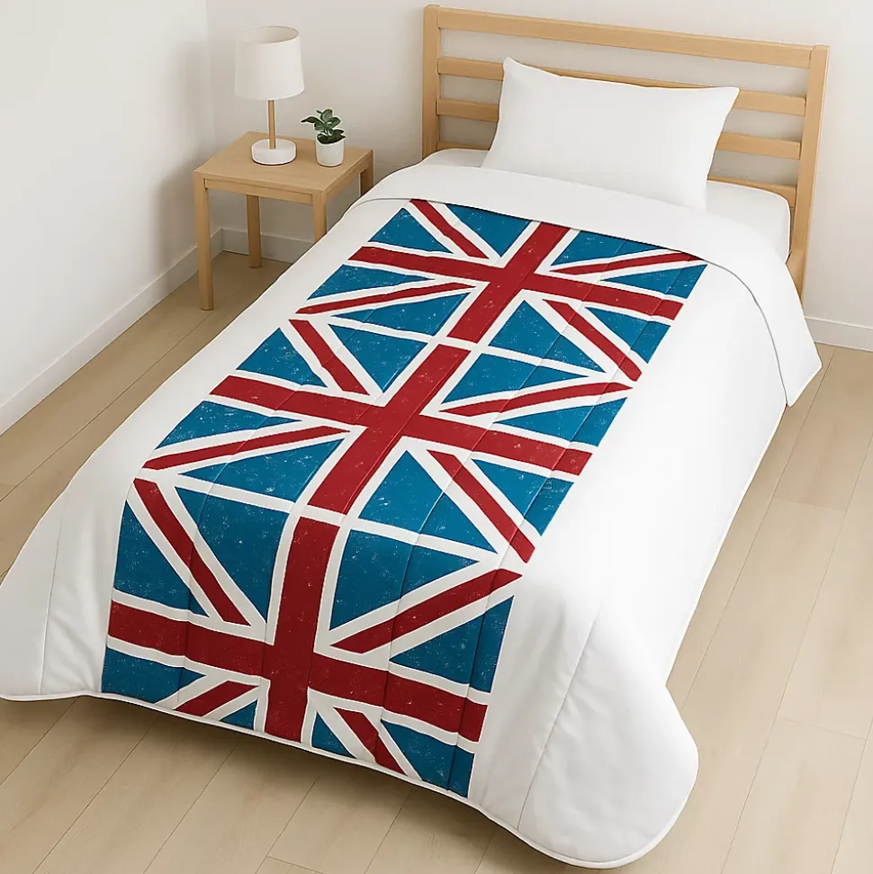 Couette Légère Imprimée Londres - 1 Personne 140 x 200 - 20049