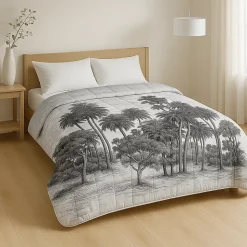 Couette Légère Imprimée Oasis - 1 ou 2 Personnes 200x200 - 20887