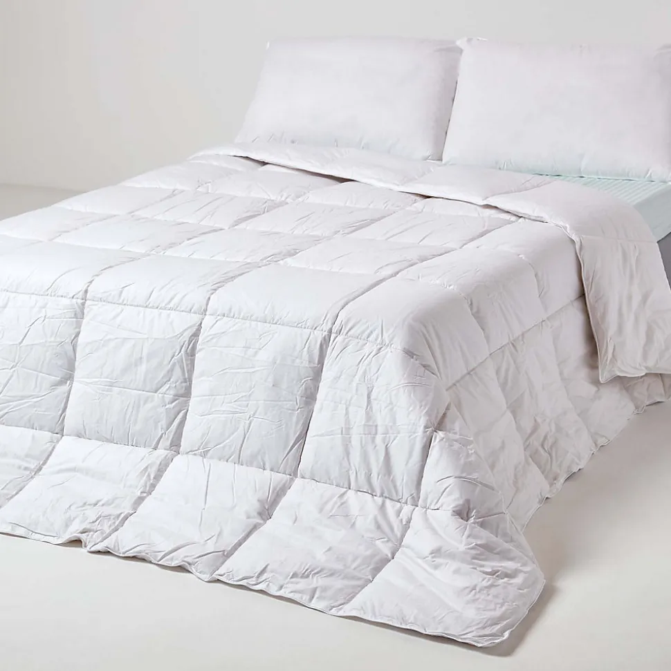 Couette légère été 155x220 cm - Couette 1 personne - Soie de Mûriers - HOMESCAPES