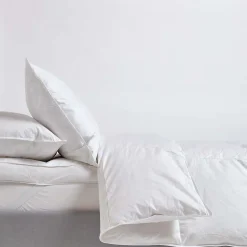 Couette légère été 135x200 cm - Couette 1 personne - Duvet et plumes d'oie - HOMESCAPES