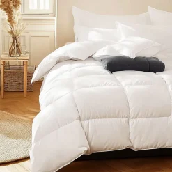 Couette naturelle - Tempérée - 50% duvet 250 g/m² 280x240 cm AVORIAZ