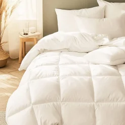 Couette naturelle - Tempérée - 30% duvet 300 g/m² 140x200 cm NEVADA