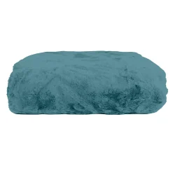 Couette Plaid bleue MINNOR 100% Polyester - 130x170 cm - SACASA