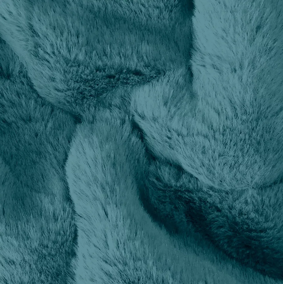 Couette Plaid bleue MINNOR 100% Polyester - 130x170 cm - SACASA