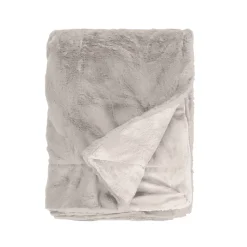 Couette Plaid gris en Polyester 130x170 cm - Collection MINNOR - SACASA