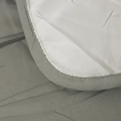 Couette été 260x240 cm COCOON BICOLORE Taupe/Lin garnissage fibre polyester 200g/m2