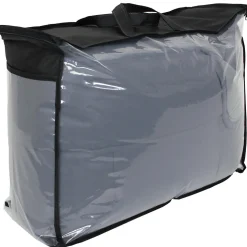 Couette été 240x220 cm COCOON BICOLORE Acier/Argent garnissage fibre polyester 200g/m2